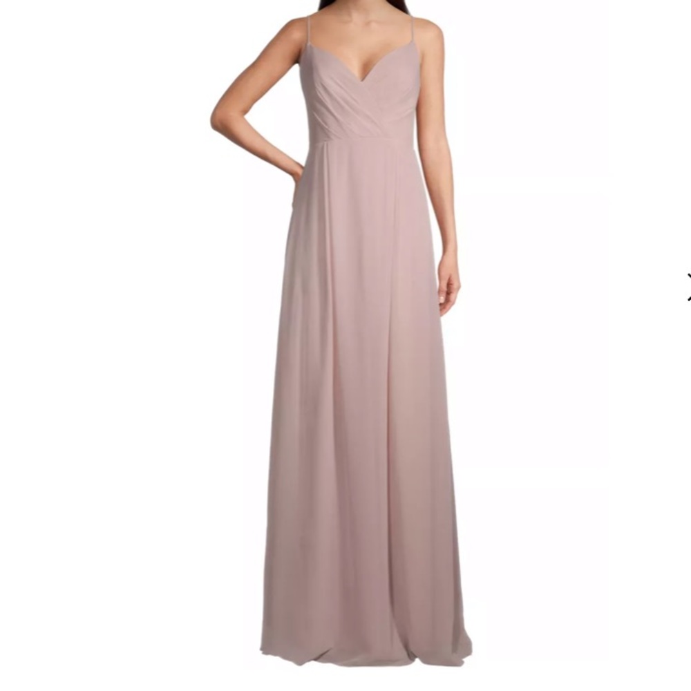 {Bill Levkoff} Blush Pink ‘Ryan’ Bridesmaid Dress
